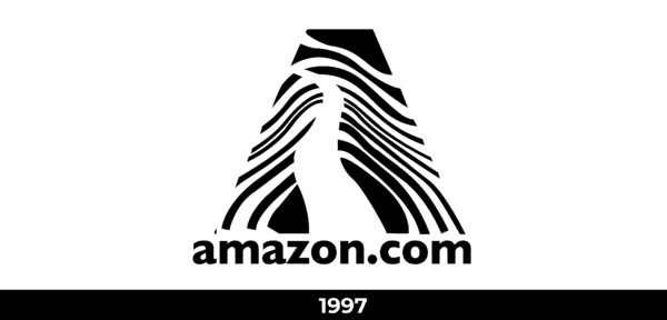 Evolución del logo de Amazon