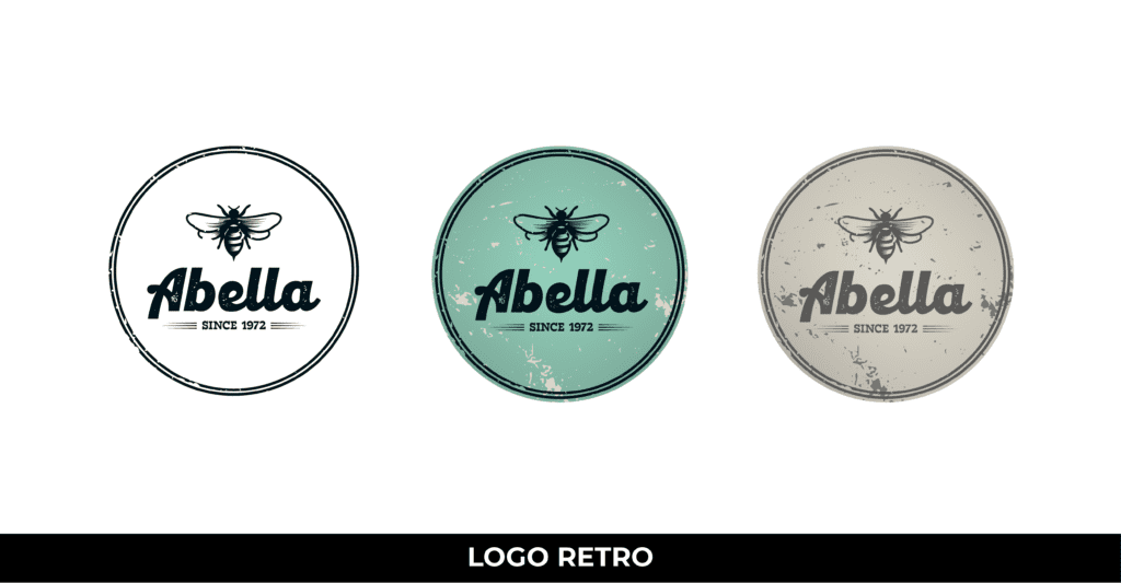 logo retro Abella